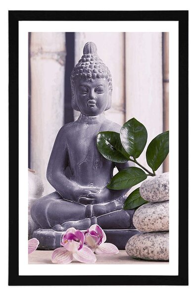 Poszter paszportuval wellness Buddha