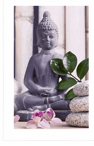 Poszter paszportuval wellness Buddha