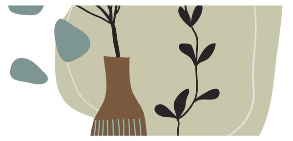 Kép - Virágok vázában N⁰2 (120x50 cm)