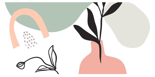 Kép - Virágok vázában N⁰3 (120x50 cm)