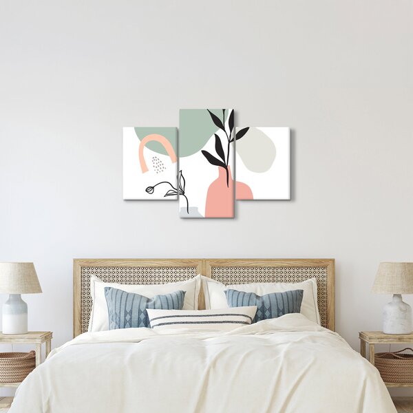 Kép - Virágok vázában N⁰3 (90x60 cm)