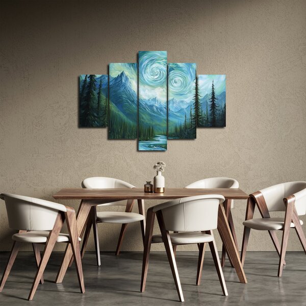 Kép - Táj Van Gogh érintésével (150x105 cm)