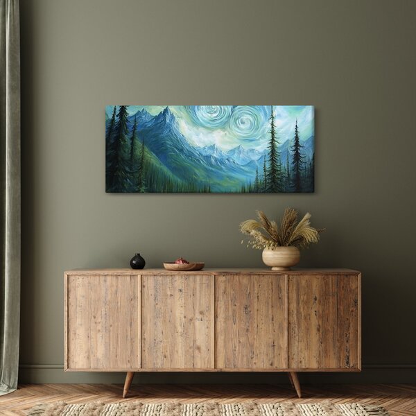 Kép - Táj Van Gogh érintésével (120x50 cm)