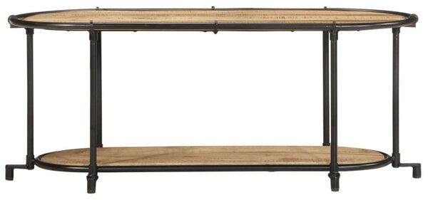 Tömör nyers mangófa TV-szekrény 100 x 42 x 40 cm