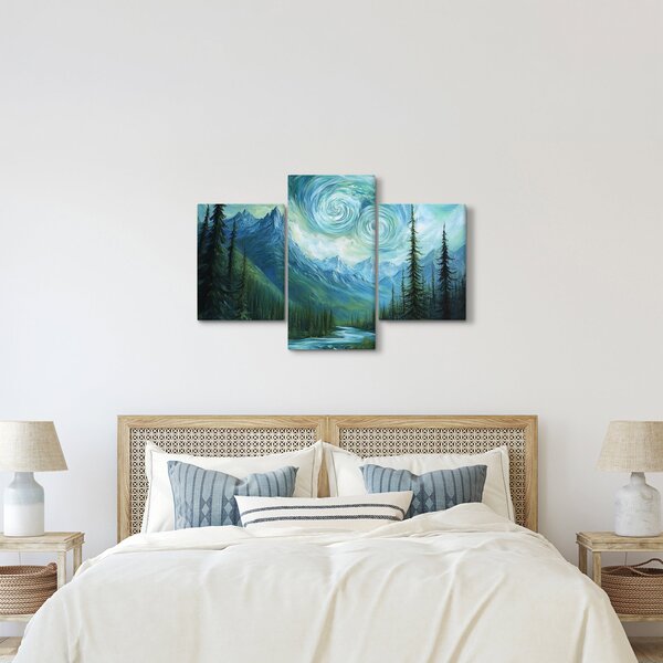 Kép - Táj Van Gogh érintésével (90x60 cm)