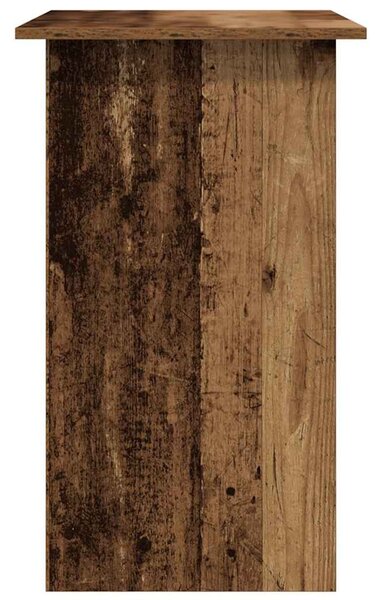 Antik fa színű szerelt fa íróasztal 80 x 45 x 74 cm