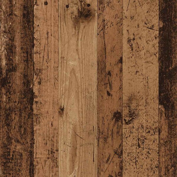 Antik fa szerelt fa ágykeret matrac nélkül 100x200 cm