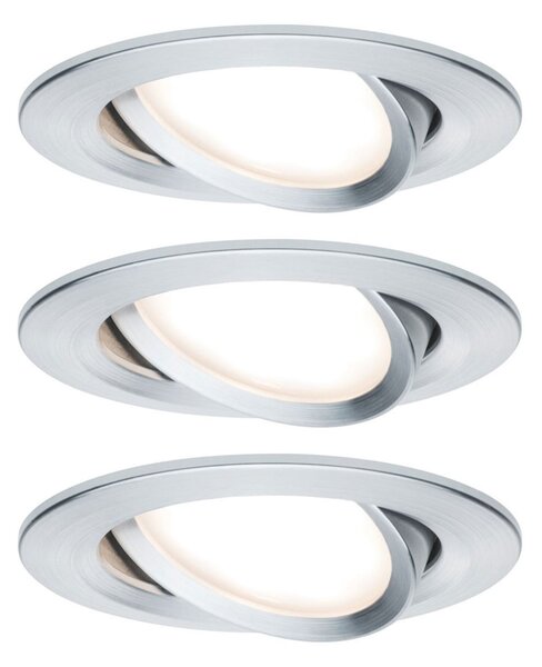 Spotlámpa Paulmann, Nova Coin, dimmable, Fémes, Folyosó, Fém, Modern
