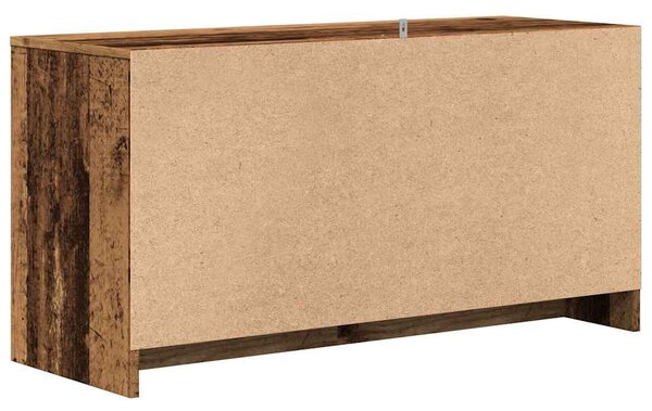 Antik fa színű szerelt fa TV-szekrény 102 x 37,5 x 52,5 cm
