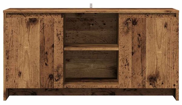 Antik fa színű szerelt fa TV-szekrény 102 x 37,5 x 52,5 cm