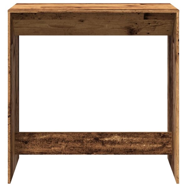 Antik fa színű szerelt fa bárasztal 102 x 50 x 103,5 cm