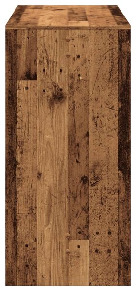 Antik fa színű szerelt fa bárasztal 102 x 50 x 103,5 cm
