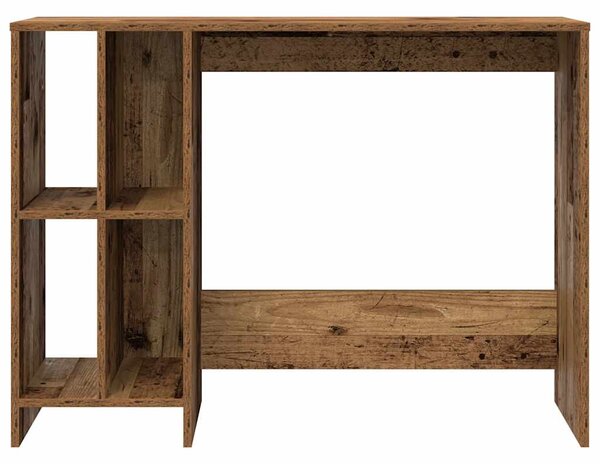 Antik fa színű szerelt fa íróasztal 102,5 x 35 x 75 cm