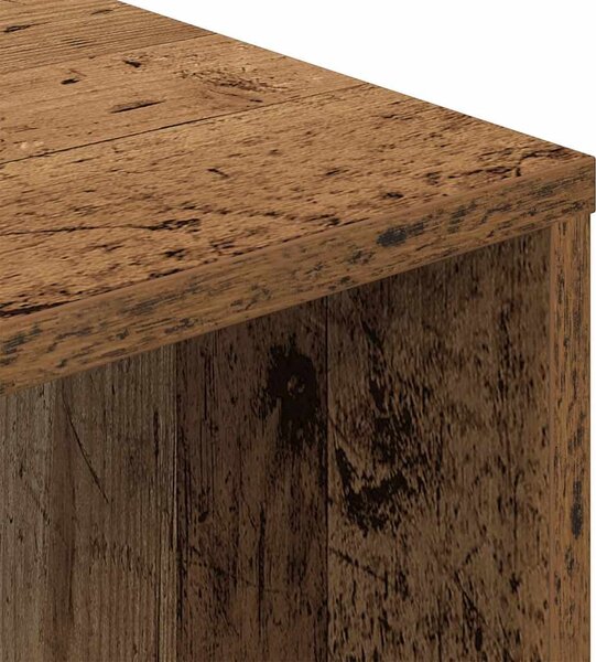 Antik fa színű szerelt fa íróasztal 102,5 x 35 x 75 cm