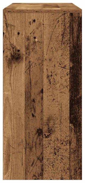 Antik fa színű szerelt fa íróasztal 102,5 x 35 x 75 cm