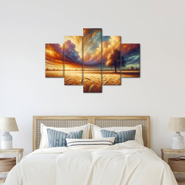 Kép – Fa a mezőn (150x105 cm)