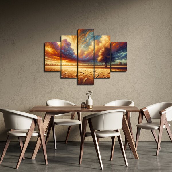 Kép – Fa a mezőn (150x105 cm)