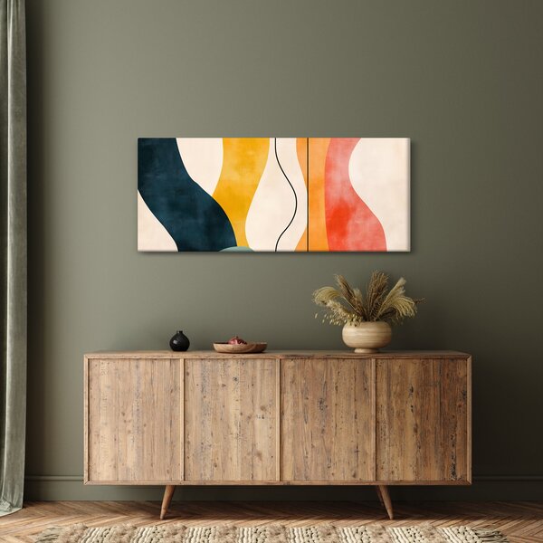 Kép - Minimalista színes illusztráció II. (120x50 cm)