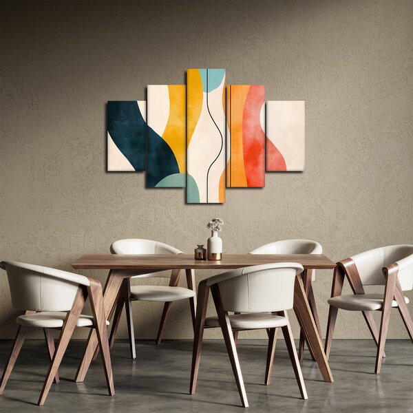 Kép - Minimalista színes illusztráció II. (150x105 cm)