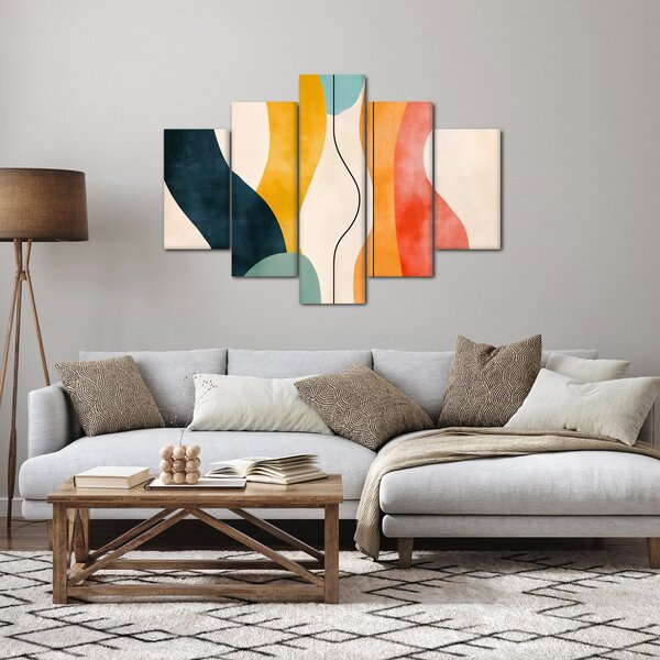 Kép - Minimalista színes illusztráció II. (150x105 cm)