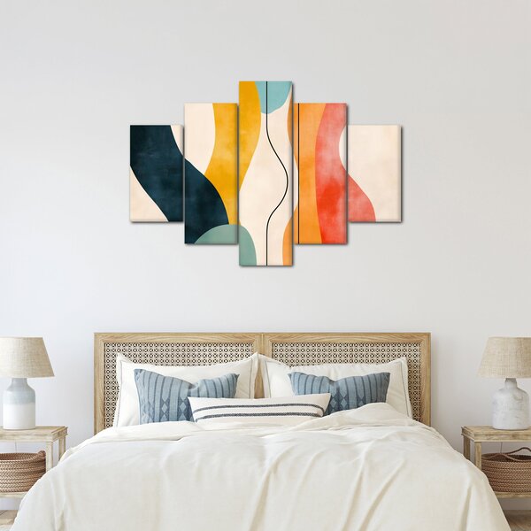 Kép - Minimalista színes illusztráció II. (150x105 cm)