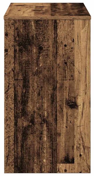 Íróasztal régi fa 90x40x72 cm mérnöki fa