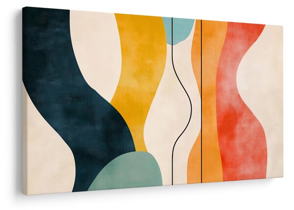 Kép - Minimalista színes illusztráció II. (90x60 cm)