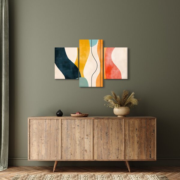Kép - Minimalista színes illusztráció II. (90x60 cm)