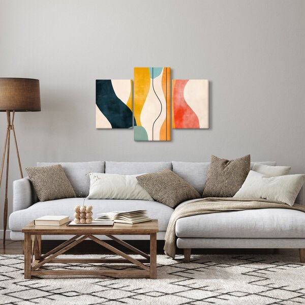 Kép - Minimalista színes illusztráció II. (90x60 cm)