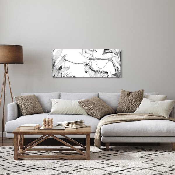 Kép - Akvarell dzsungel (120x50 cm)