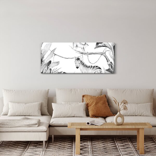 Kép - Akvarell dzsungel (120x50 cm)
