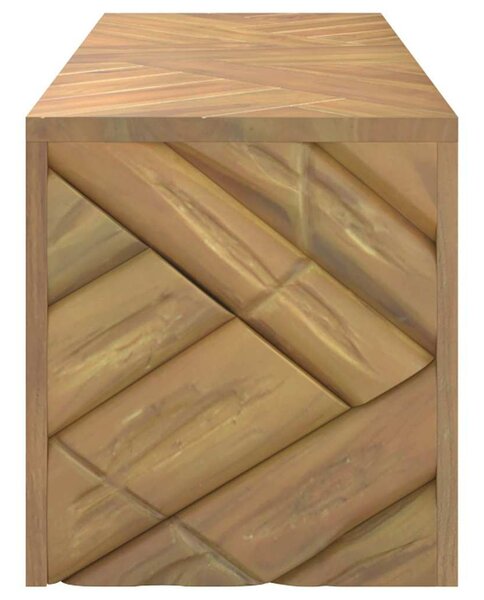 Tömör tíkfa dohányzóasztal 110x35x38 cm