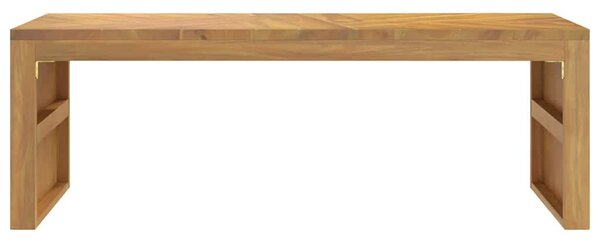 Tömör tíkfa dohányzóasztal 110x35x38 cm