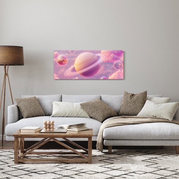Kép - Rózsaszín bolygó (120x50 cm)