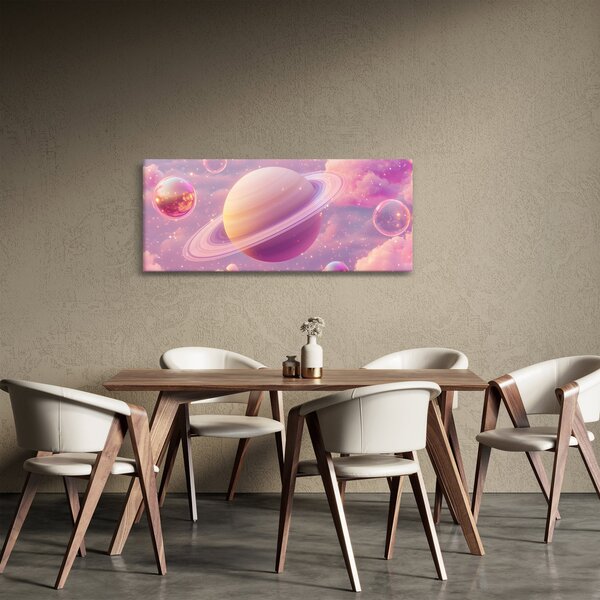 Kép - Rózsaszín bolygó (120x50 cm)