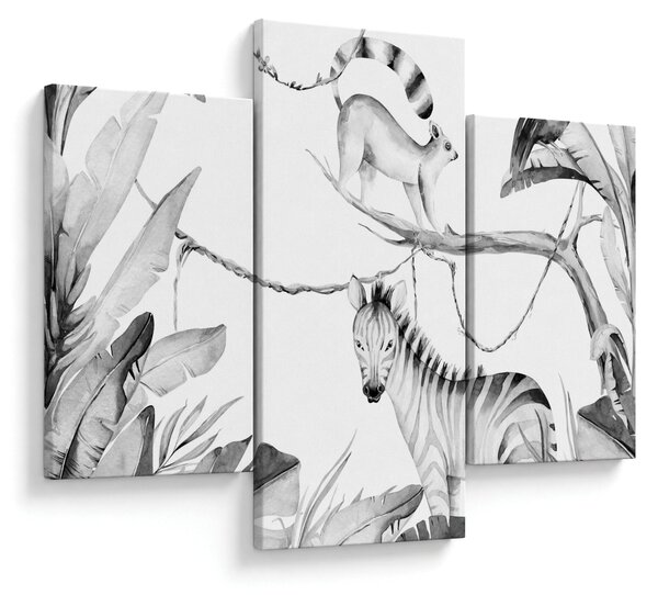 Kép - Akvarell dzsungel (90x60 cm)