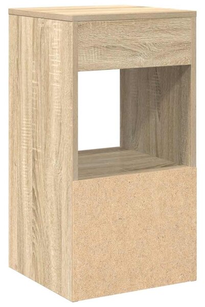 Éjjeliszekrények fiókkal 2 db sonoma tölgy 35x34x66,5 cm