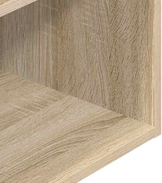 Éjjeliszekrények fiókkal 2 db sonoma tölgy 35x34x66,5 cm