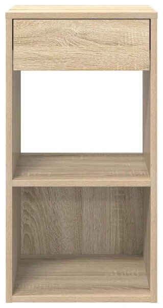 Éjjeliszekrények fiókkal 2 db sonoma tölgy 35x34x66,5 cm