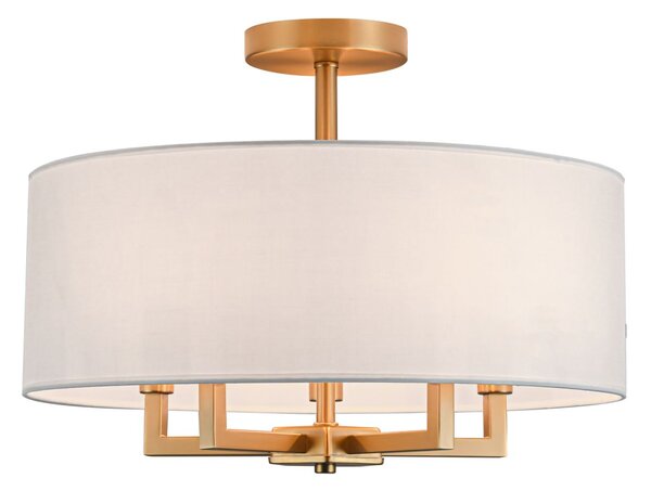 Cosmolight modern mennyezeti lámpa lille sárgaréz cosc05920br-wh