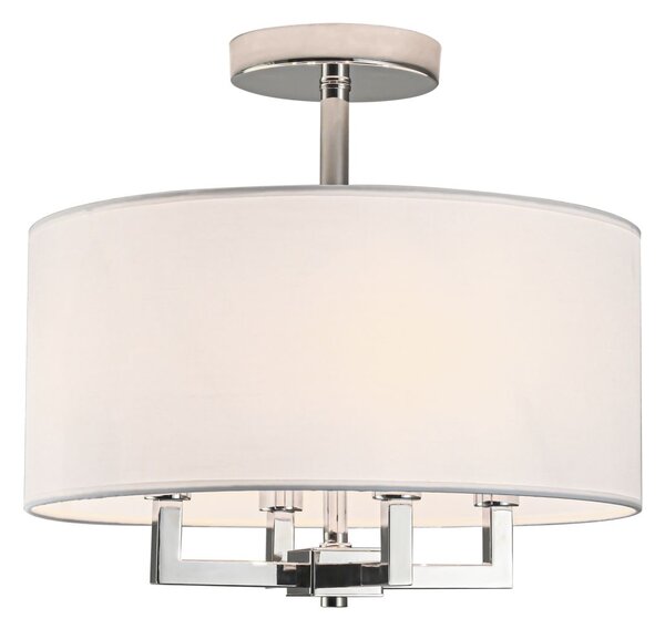 Cosmolight modern mennyezeti lámpa lille nikkel cosc04944ni-wh