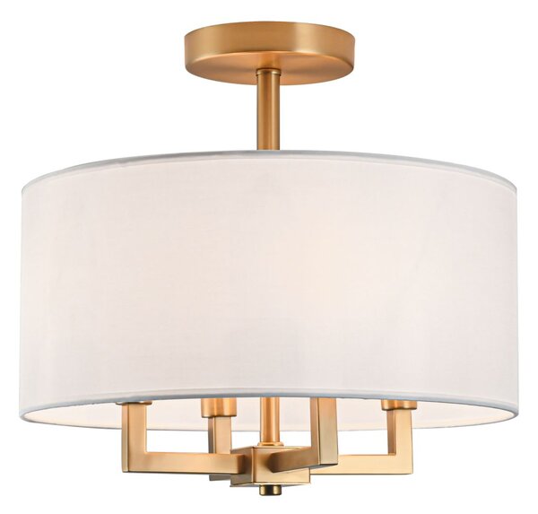 Cosmolight modern mennyezeti lámpa lille sárgaréz cosc04913br-wh