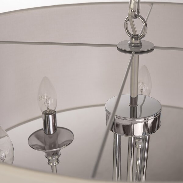 Cosmolight glamour klasszikus csillár abu dhabi fehér króm cosp06512ch-wh