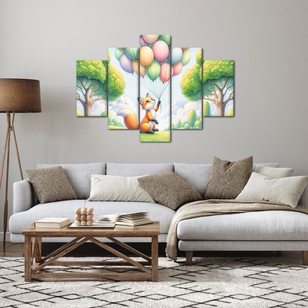 Kép – Boldog róka (150x105 cm)