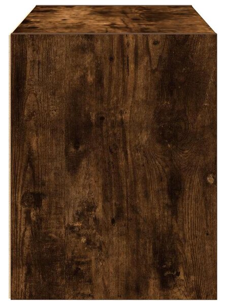 Szekrény 2 fiókkal füstölt tölgy 60x31x40 cm gépi forgácsolt fa