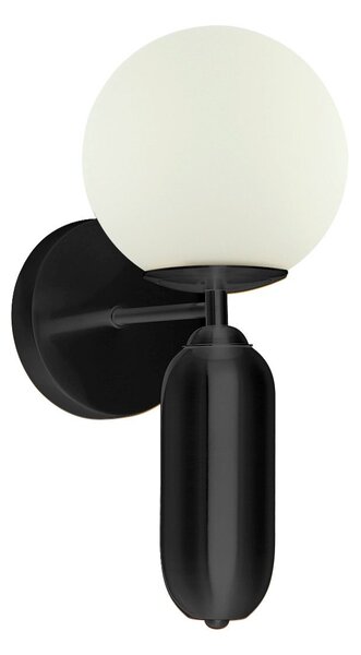 Italux modern fali lámpa aldeva fehér fekete itxwl-02340-1-bk