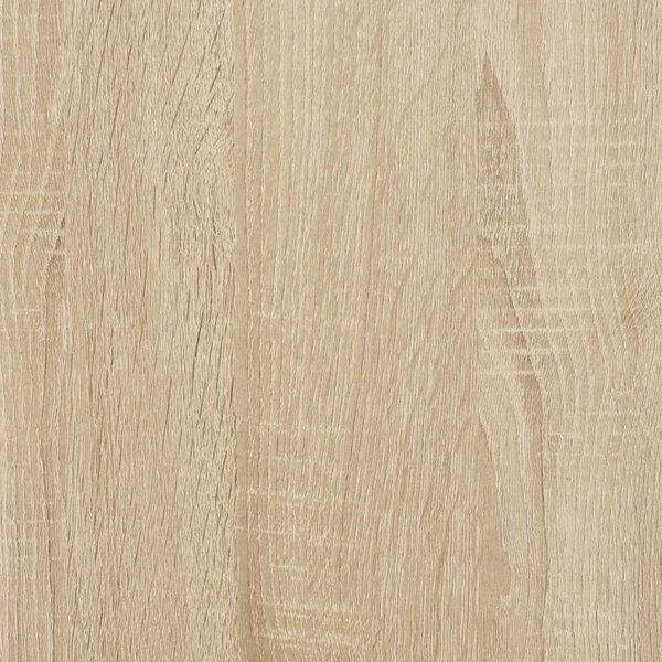 Sonoma tölgy szerelt fa íróasztal polcokkal 100x45x140 cm