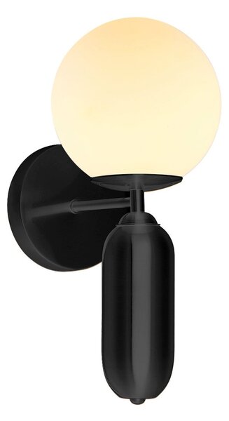 Italux modern fali lámpa aldeva fehér fekete itxwl-02340-1-bk