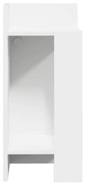 Fekete kisasztal polccal 25,5 x 27 x 60 cm
