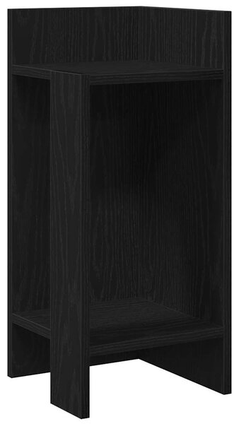 Fekete kisasztal polccal 25,5 x 27 x 60 cm